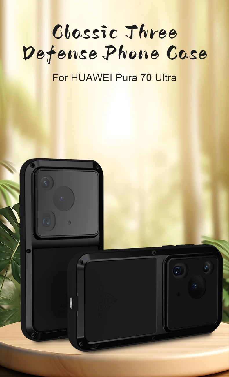 Huawei Pura 70 - LOVE MEI Custodia in metallo per